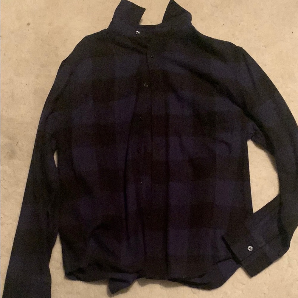 Dark Blue Medium flannel - shirt